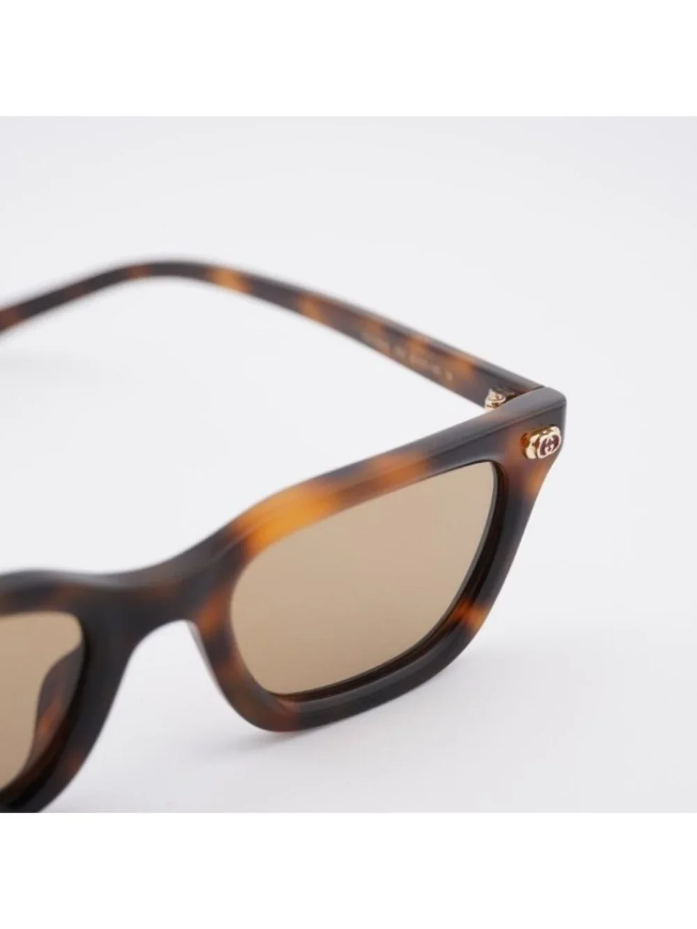 Gucci GG1944S 006 Sunglasses Havana Rectangle Frame, Brown Lenses